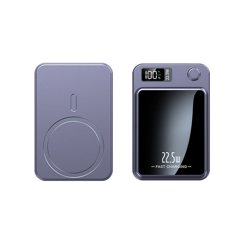 Powerbank magnetica con ricarica rapida da 22,5W – Batteria da 10.000mAh con display LED per iPhone e Android