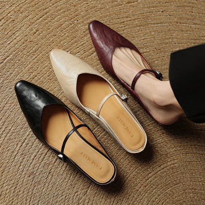 Eleganti Ballerine Slingback con punta affusolata – Scarpe comode per donne nella vita quotidiana e in ufficio