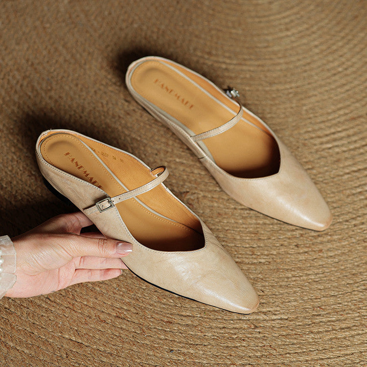 Eleganti Ballerine Slingback con punta affusolata – Scarpe comode per donne nella vita quotidiana e in ufficio