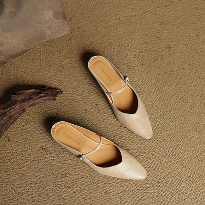 Eleganti Ballerine Slingback con punta affusolata – Scarpe comode per donne nella vita quotidiana e in ufficio