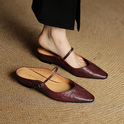 Eleganti Ballerine Slingback con punta affusolata – Scarpe comode per donne nella vita quotidiana e in ufficio