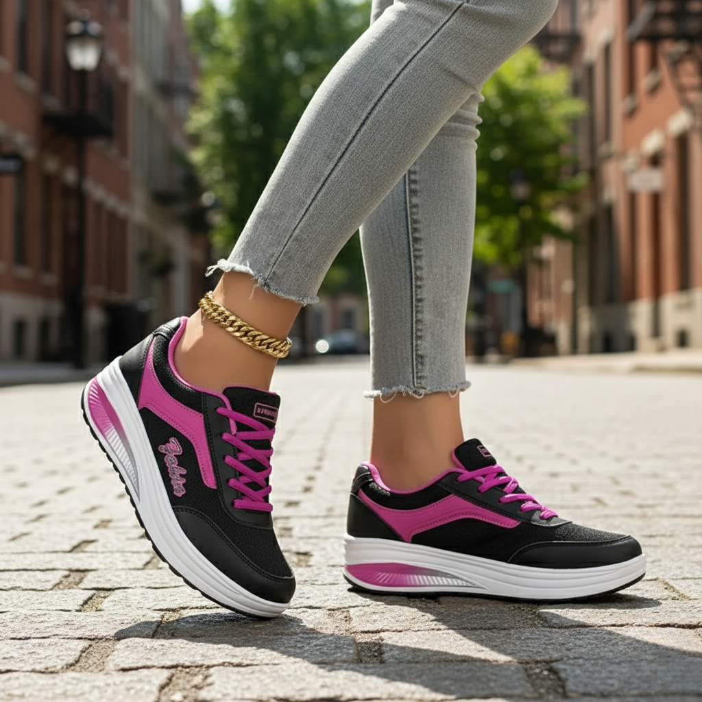 Alzéline - Sneakers Comode con Ammortizzazione, Tessuto Traspirante e Supporto Ortopedico per una Camminata Senza Dolore e Passeggiate in Città