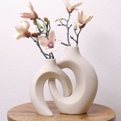 Céroria - Vasi per fiori in ceramica intrecciata