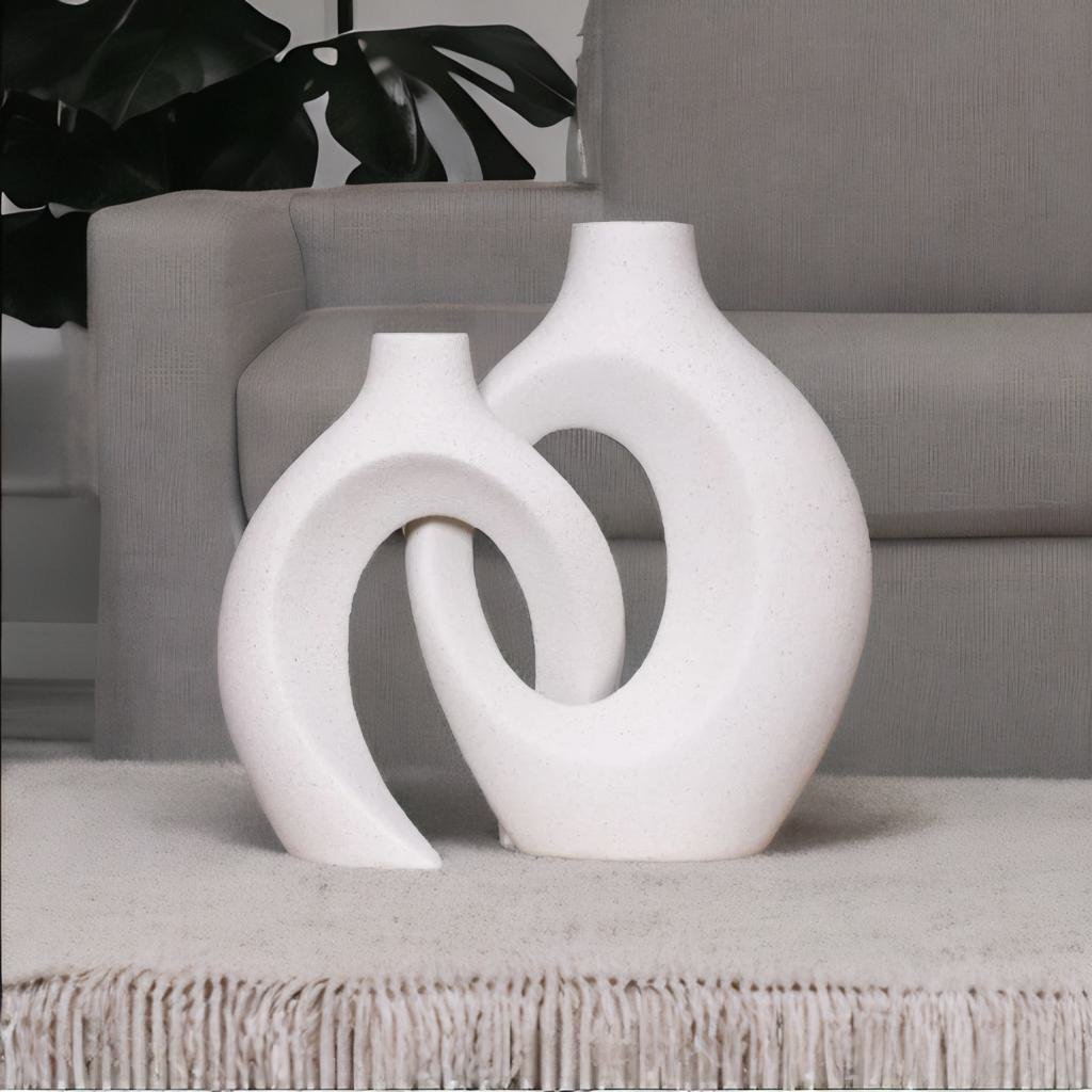 Céroria - Vasi per fiori in ceramica intrecciata
