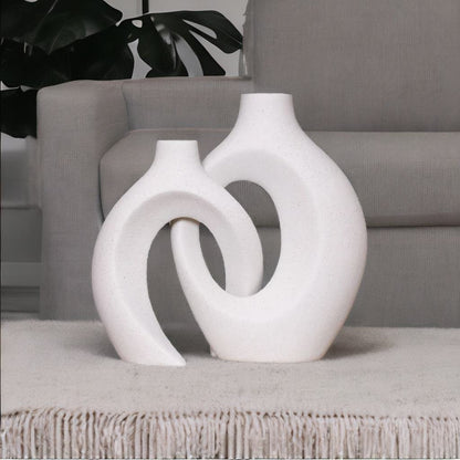 Céroria - Vasi per fiori in ceramica intrecciata