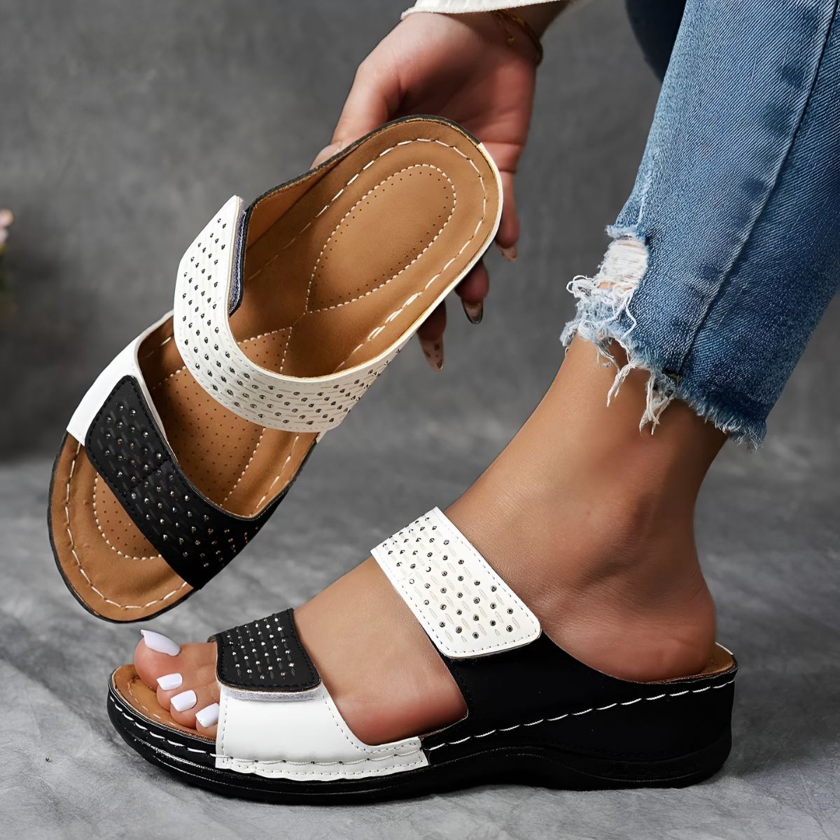 Selinna - Sandali Ortopedici Eleganti e Confortevoli