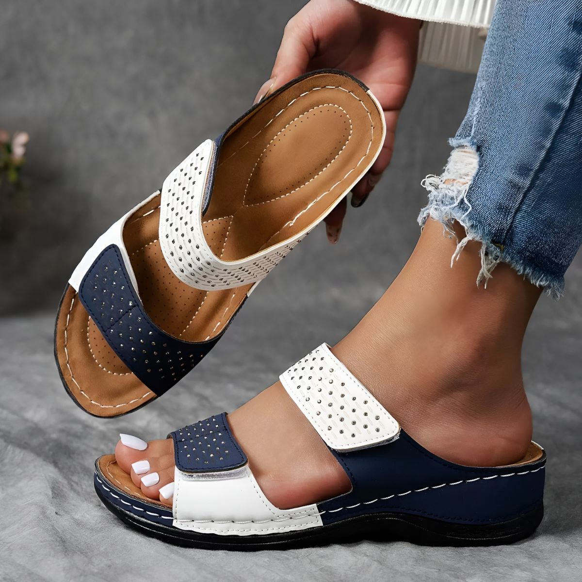 Selinna - Sandali Ortopedici Eleganti e Confortevoli