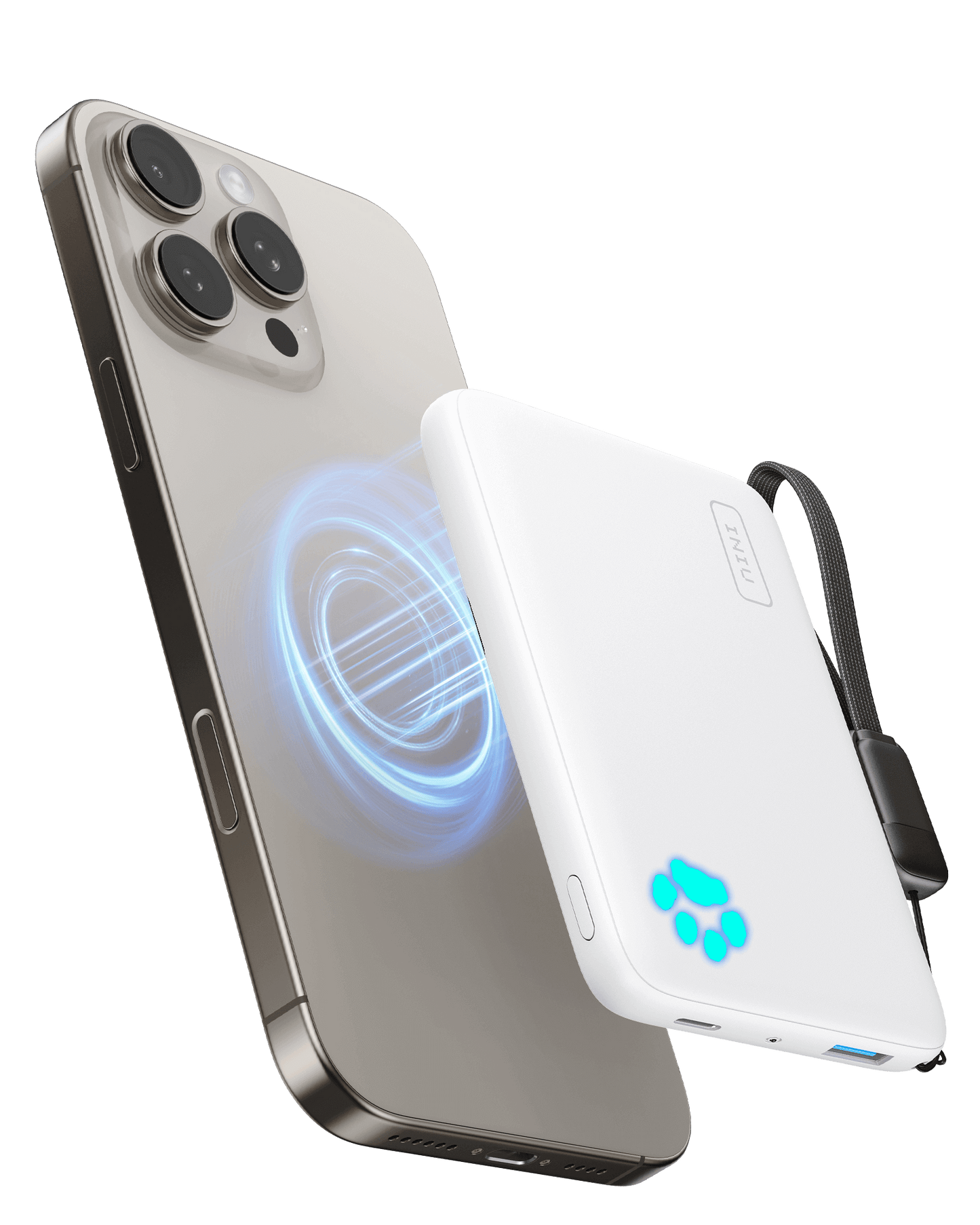 Powerbank magnetica da 10.000mAh – Ricarica wireless da 15W e ricarica rapida da 30W per iPhone e MagSafe