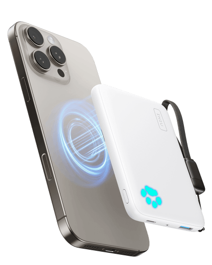 Powerbank magnetica da 10.000mAh – Ricarica wireless da 15W e ricarica rapida da 30W per iPhone e MagSafe