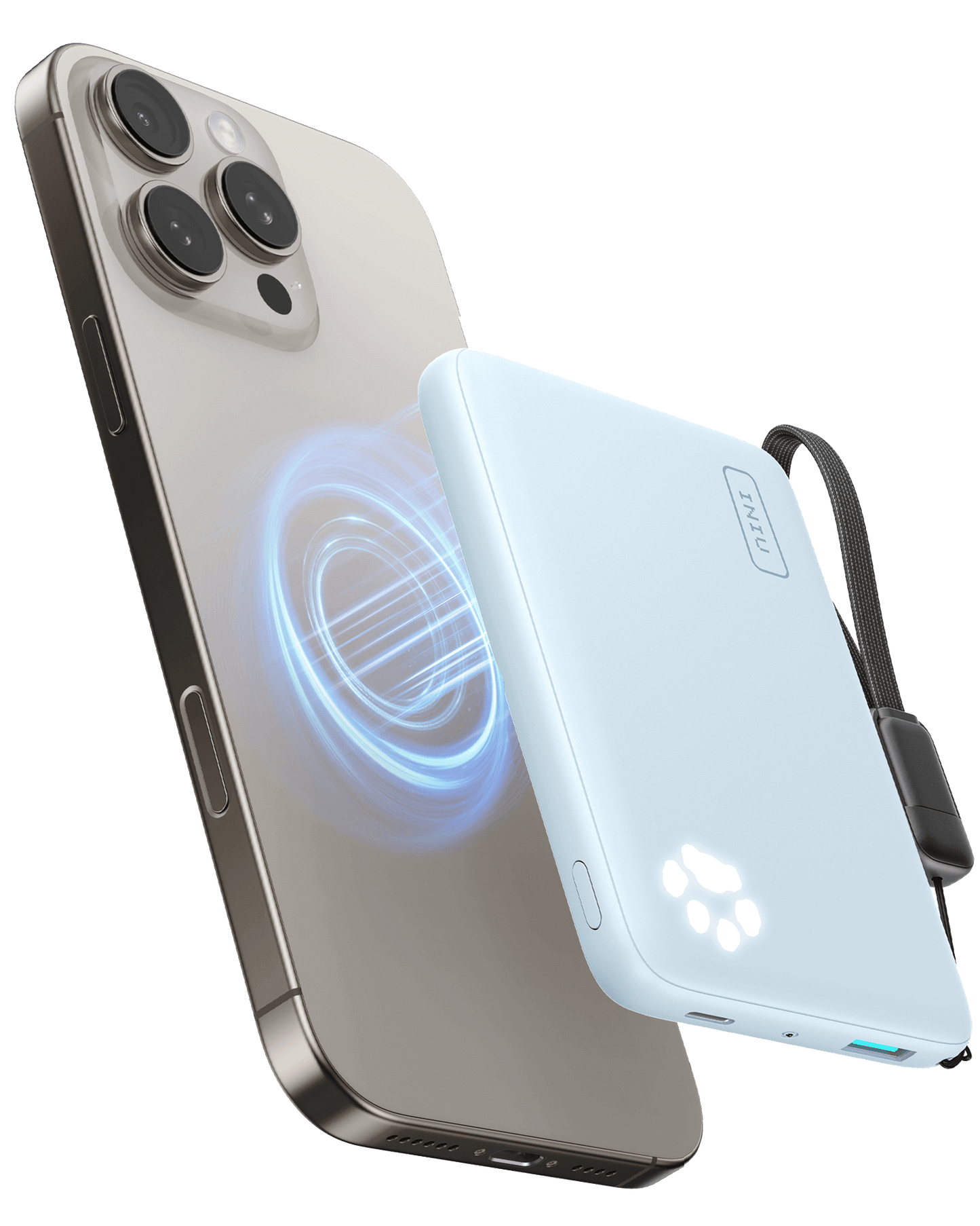Powerbank magnetica da 10.000mAh – Ricarica wireless da 15W e ricarica rapida da 30W per iPhone e MagSafe