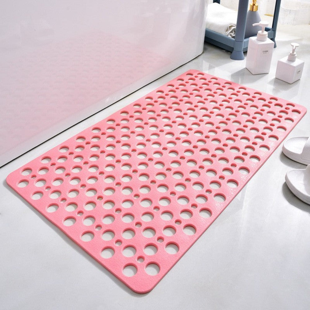 Luxbain - Tappetino da doccia antiscivolo di lusso – Tappetino da bagno igienico e resistente alla muffa con forti ventose e sistema di drenaggio rapido