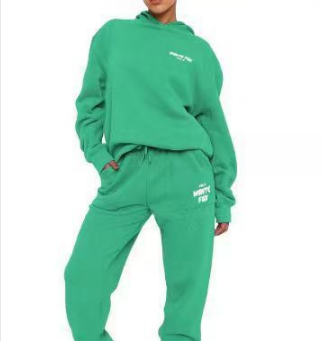 Félicie - Set di tute sportive casual per donne | Felpa con cappuccio & Pantaloni da jogging | Morbido rivestimento in fleece