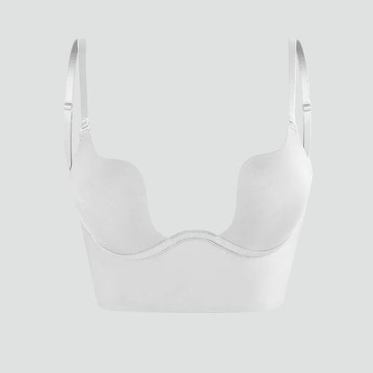 Reggiseno Push-Up senza schienale per donne con spalline trasparenti – Supporto invisibile e comfort