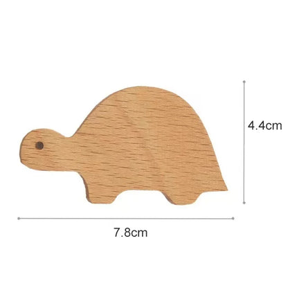 BoisMalin - Ganci a muro giocosi in legno con motivi animali