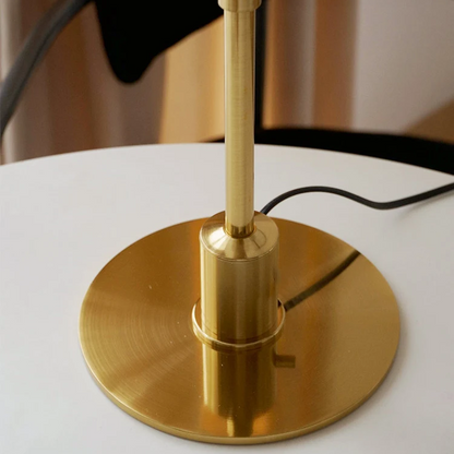 Lampada da tavolo vintage con paralume a fungo – Elegante lampada di design retro per soggiorno e camera da letto