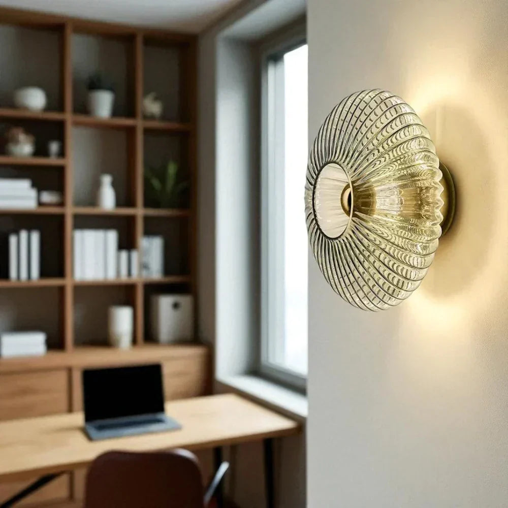 Rétrolume - Applique retro in vetro LED moderno