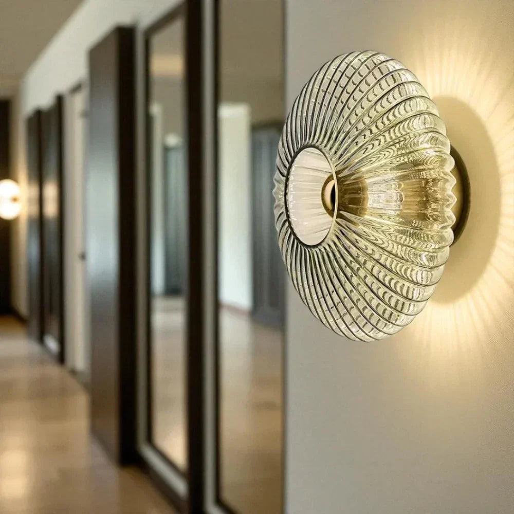 Rétrolume - Applique retro in vetro LED moderno