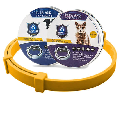 Fidélia - Collare antipulci e antizecche per cani e gatti | Protezione per 8 mesi