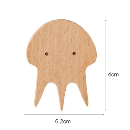 BoisMalin - Ganci a muro giocosi in legno con motivi animali