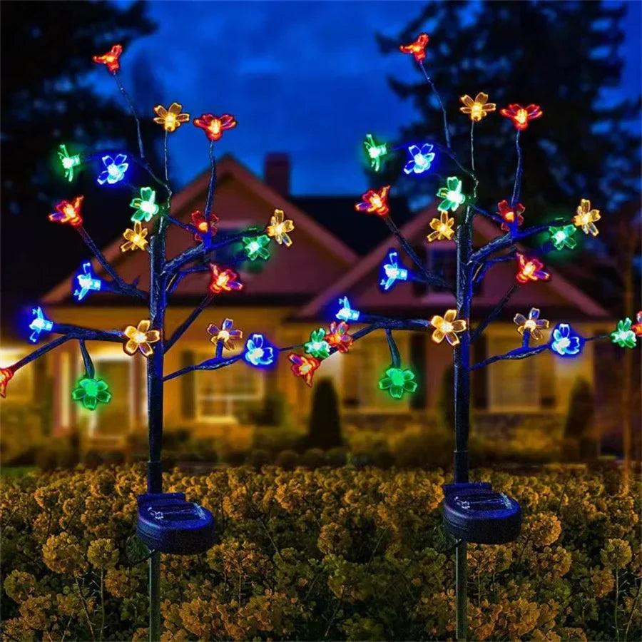 Luméa - Lampade solari per il giardino a forma di fiori di ciliegio