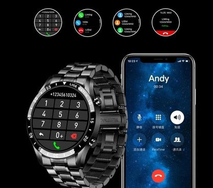 ChronoVivant - Smartwatch di Lusso per Uomini | Modalità Multisport | Monitoraggio della Salute