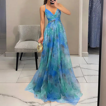 Liliane - Maxidress con stampa floreale