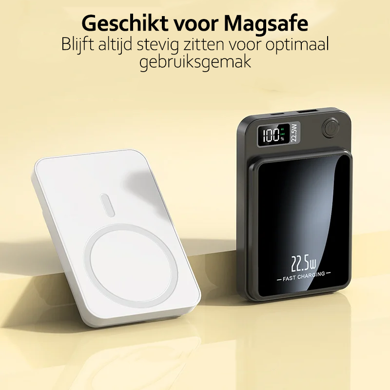VoltZen - Batteria Esterna Magnetica Wireless | Powerbank Wireless | Compatibile con MagSafe