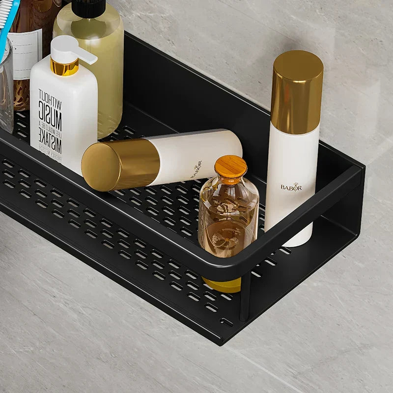Rangéo - Scaffale Nero per Doccia o Cucina