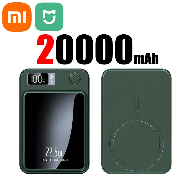 VoltZen - Batteria Esterna Magnetica Wireless | Powerbank Wireless | Compatibile con MagSafe