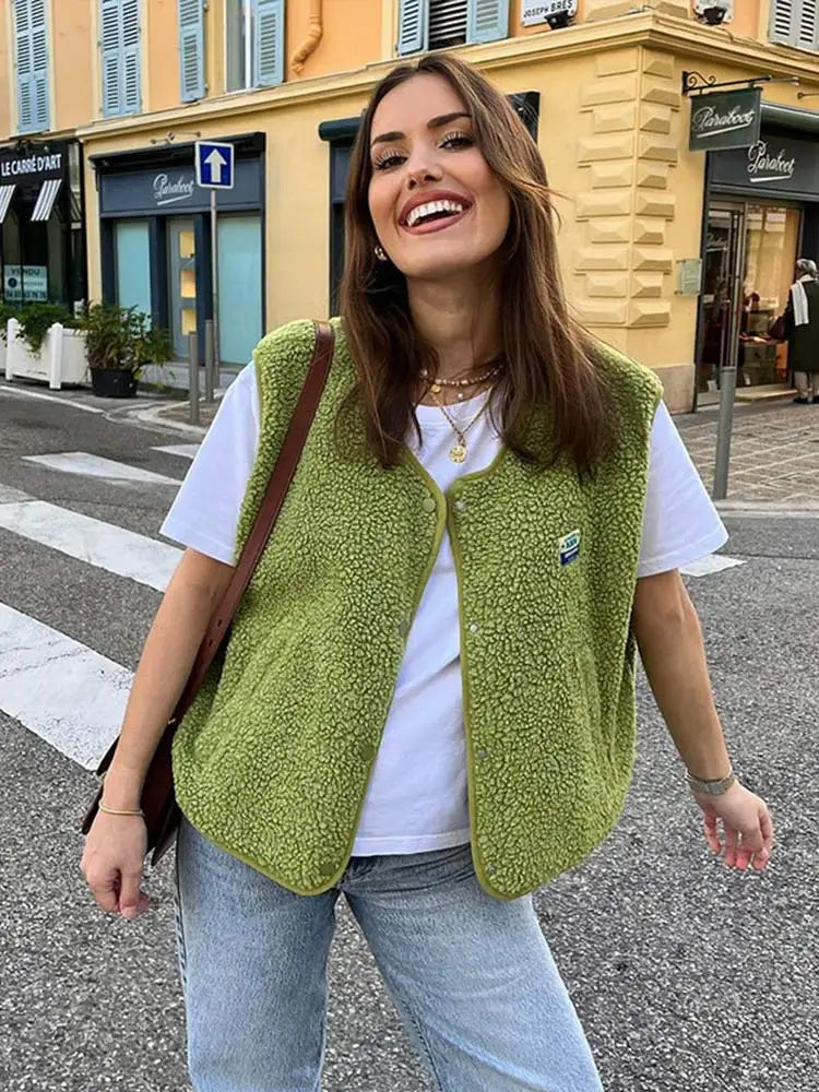 gilet donna lana