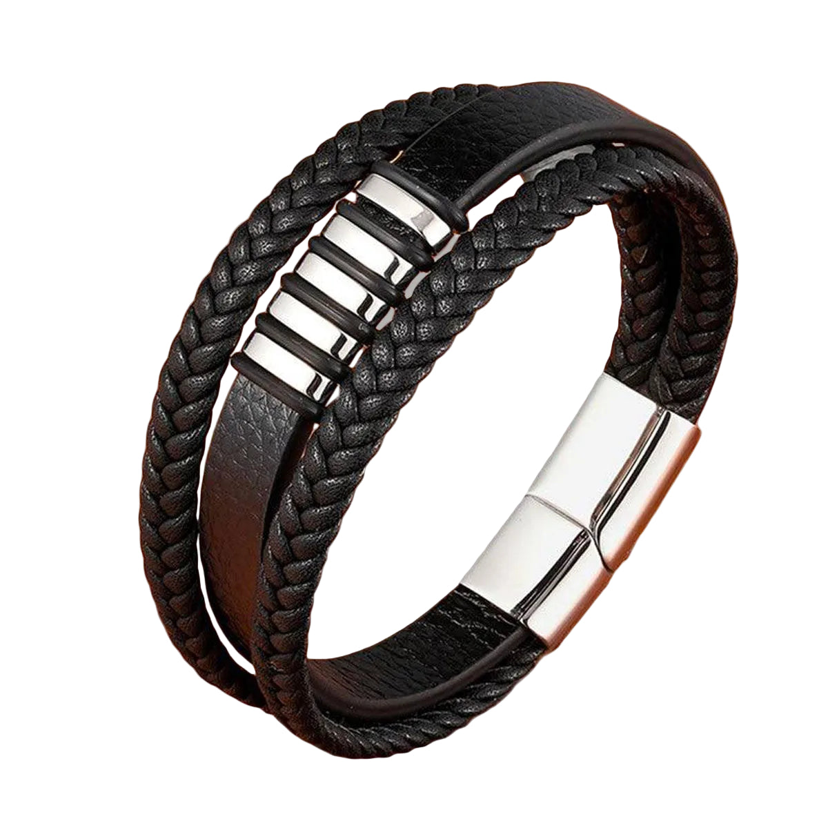 Luxarceau - Bracciale in pelle da uomo – Accessorio senza tempo e stiloso
