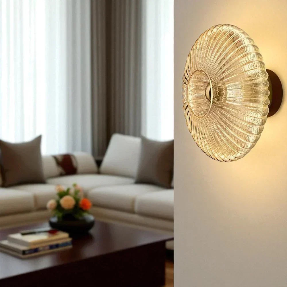 Rétrolume - Applique retro in vetro LED moderno