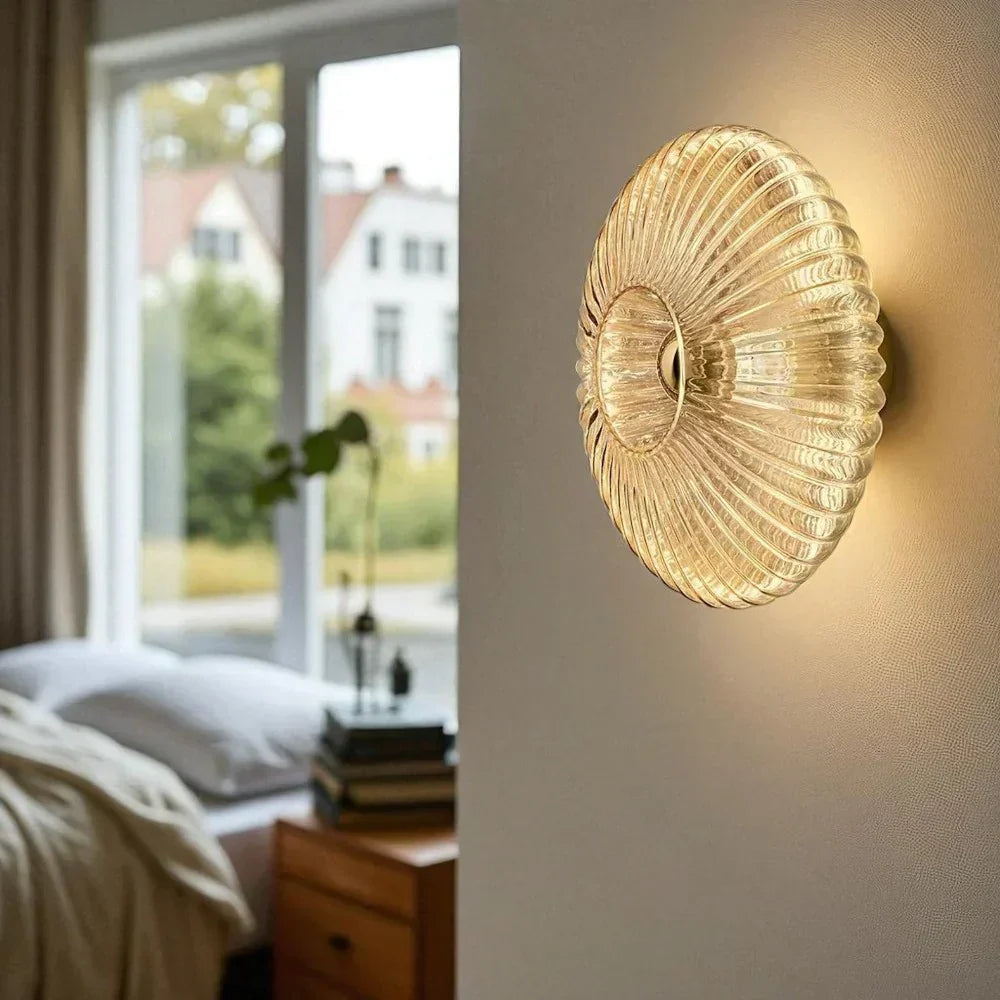 Rétrolume - Applique retro in vetro LED moderno