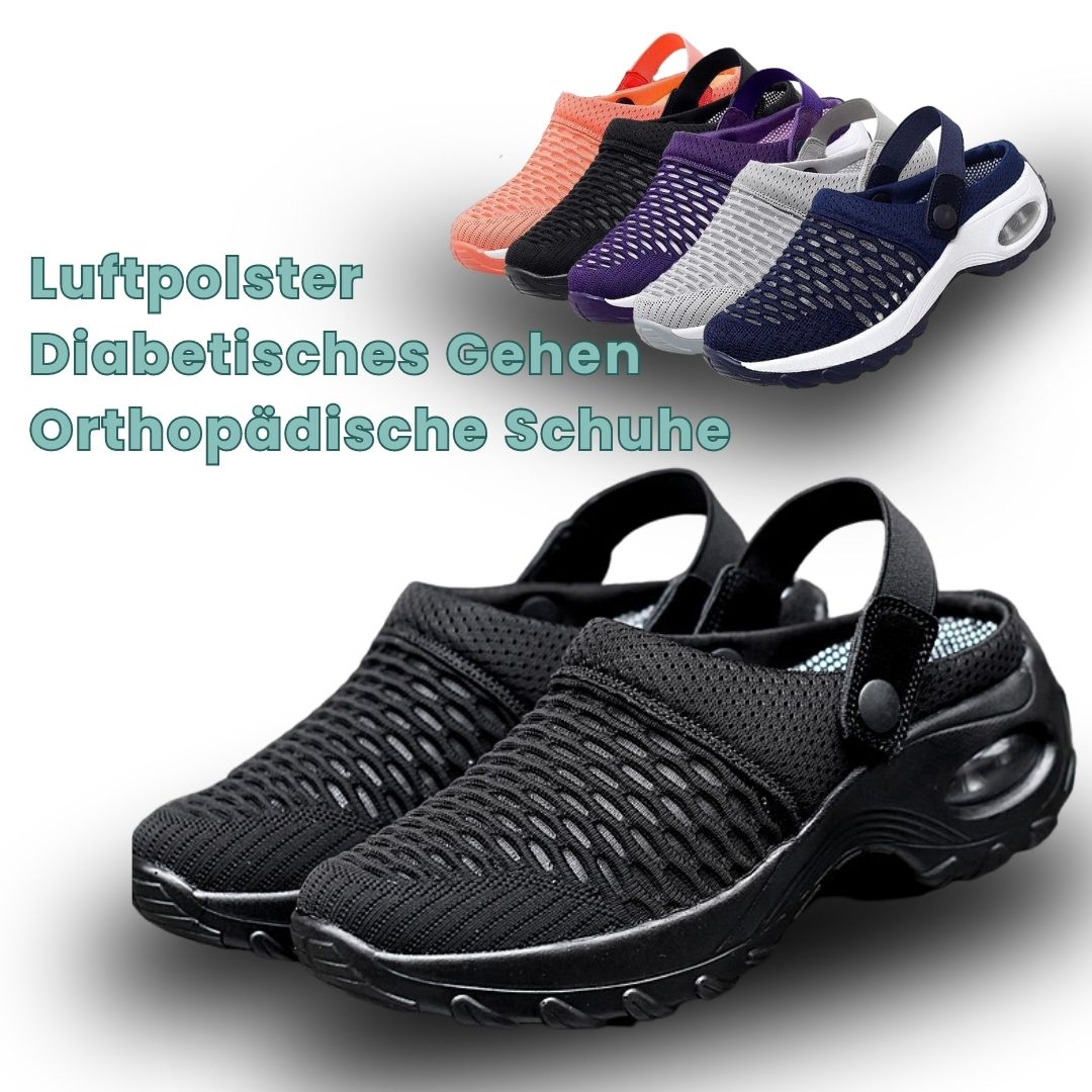 Clogs ortopedici da donna con cuscinetto d'aria – Pantofole traspiranti e confortevoli per il tempo libero e la vita quotidiana