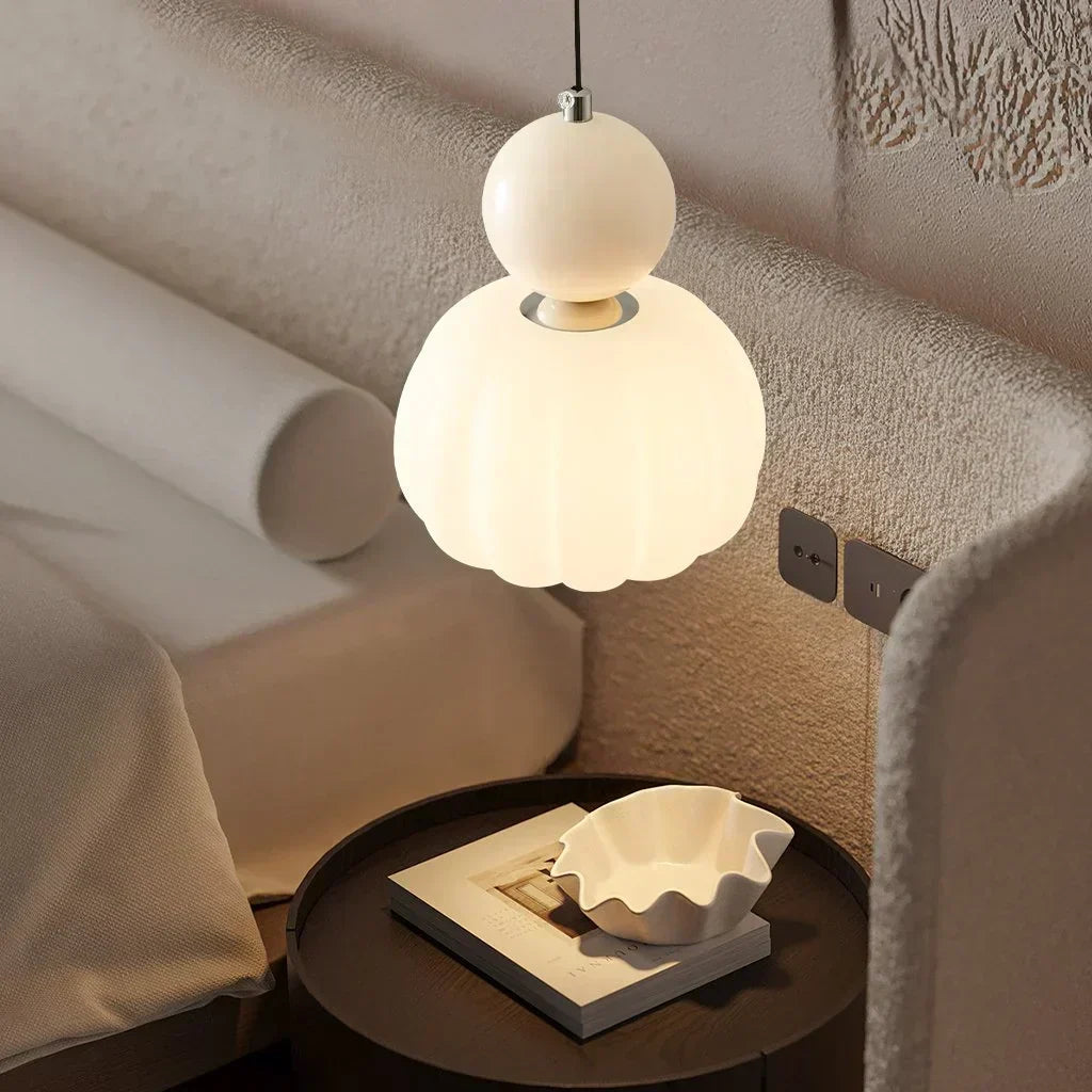 Gloréa - Lampadario Scout Crema Art Déco