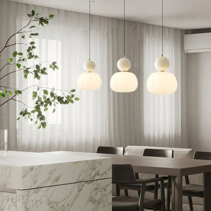 Gloréa - Lampadario Scout Crema Art Déco