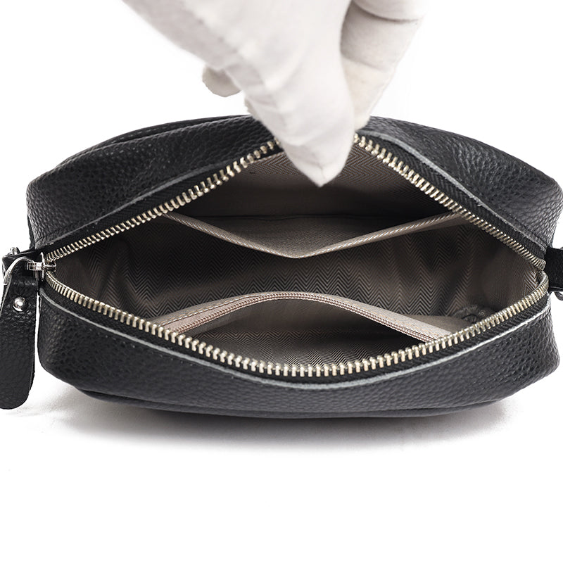 Lumivie - Borsa a tracolla in pelle per donne