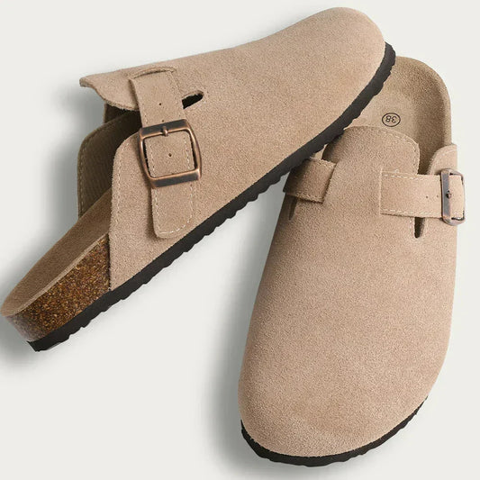 sabot boston in camoscio donna