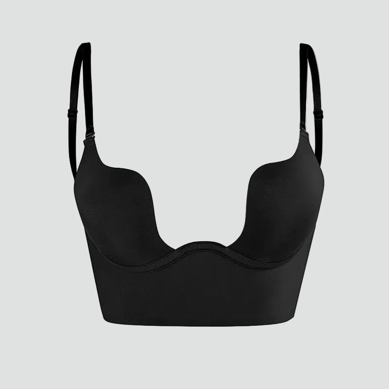 Reggiseno Push-Up senza schienale per donne con spalline trasparenti – Supporto invisibile e comfort