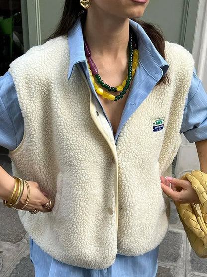 gilet donna lana