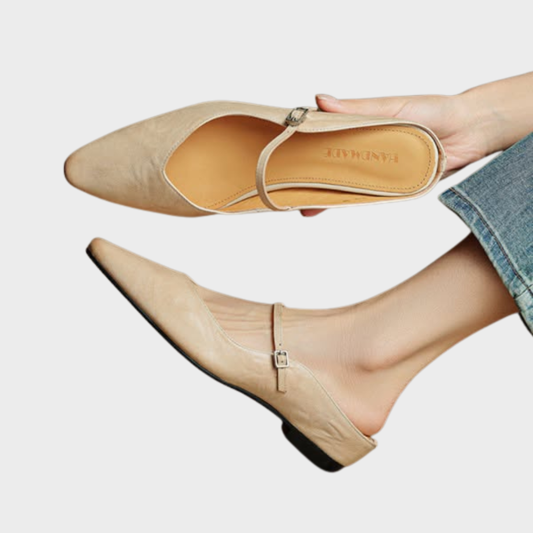 Eleganti Ballerine Slingback con punta affusolata – Scarpe comode per donne nella vita quotidiana e in ufficio
