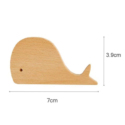 BoisMalin - Ganci a muro giocosi in legno con motivi animali