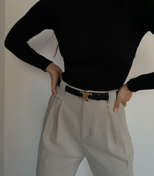 cintura pelle donna