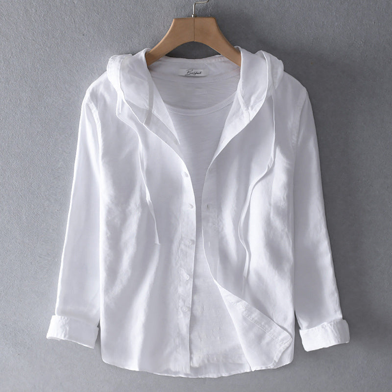 Blusa leggera con cappuccio da donna in cotone – Leggera, Elegante e Perfetta per il Quotidiano