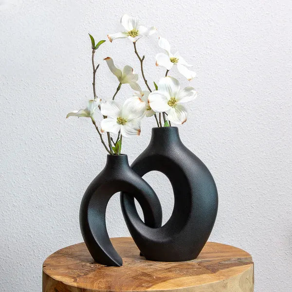 Céroria - Vasi per fiori in ceramica intrecciata