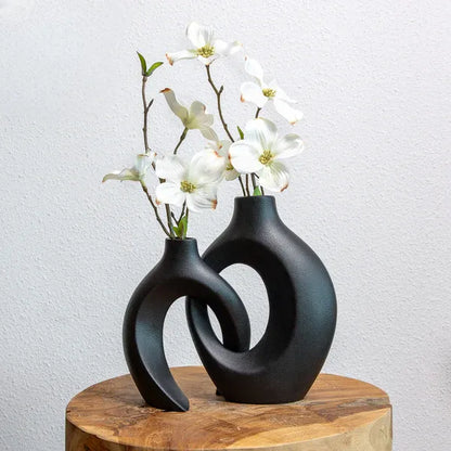 Céroria - Vasi per fiori in ceramica intrecciata