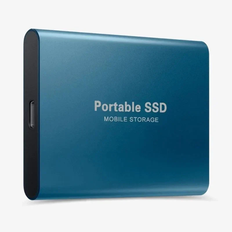 SSD Esterno Ultra Sottile con USB-C – Memoria Portatile Veloce per Laptop, PC e Smartphone