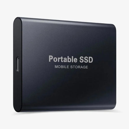 SSD Esterno Ultra Sottile con USB-C – Memoria Portatile Veloce per Laptop, PC e Smartphone