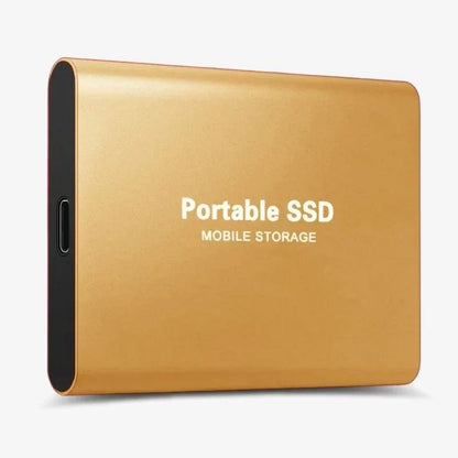SSD Esterno Ultra Sottile con USB-C – Memoria Portatile Veloce per Laptop, PC e Smartphone