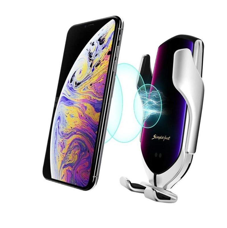 Gripora - PREMIUM - Supporto per smartphone automatico | Caricabatterie wireless